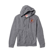 USC Trojans Men's Gray Tommy Head Heritage Full Zip Jacket